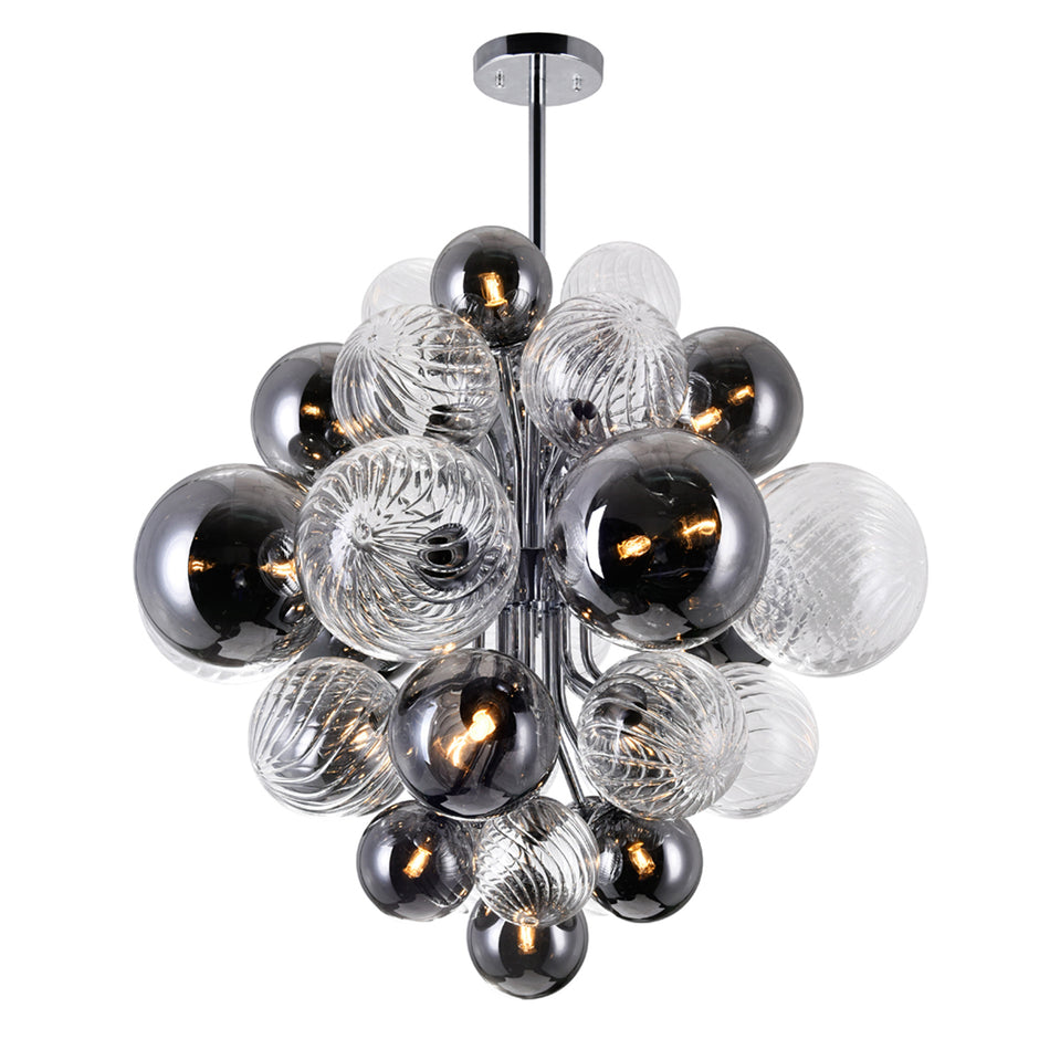 Pallocino 15 Light 25in Chrome Chandelier