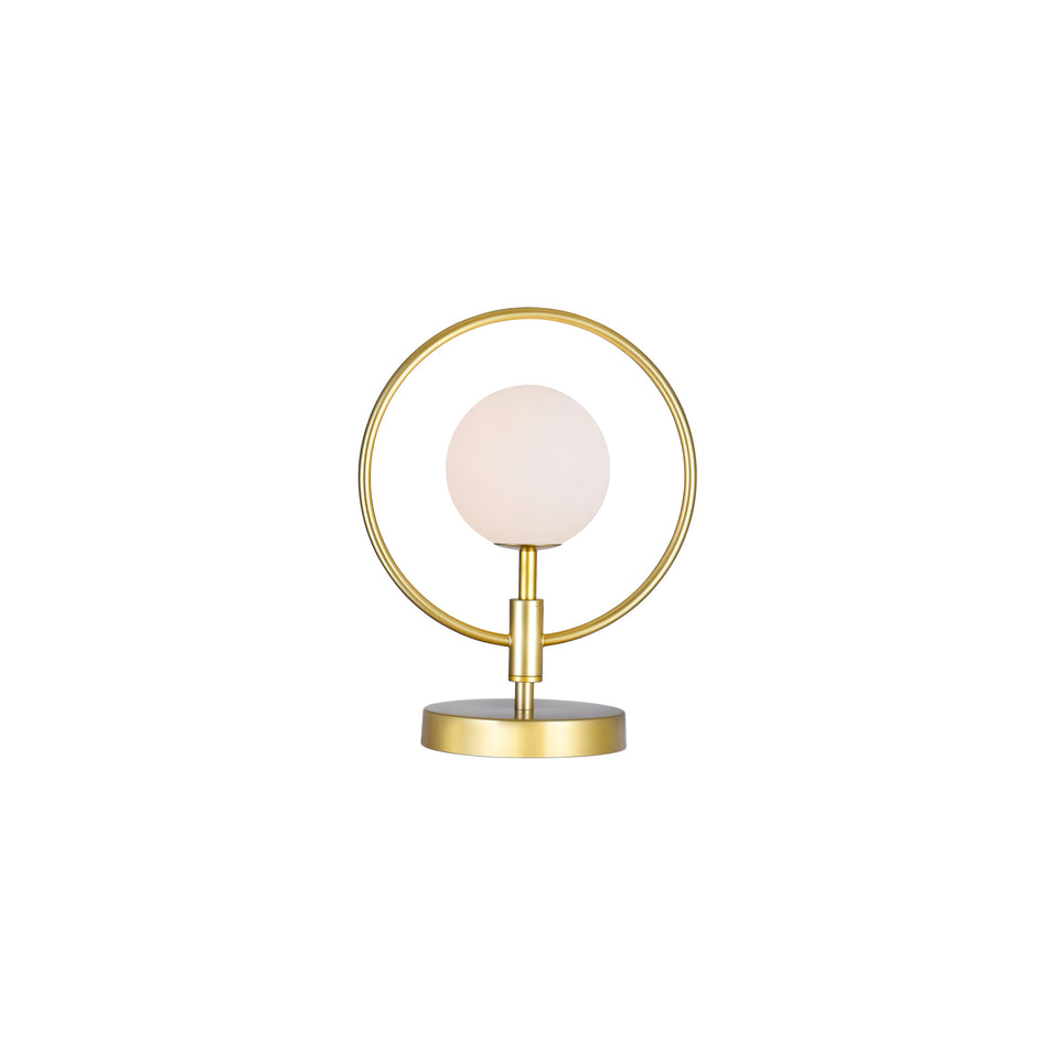 Celeste 1 Light Lamp With Medallion Gold Finish