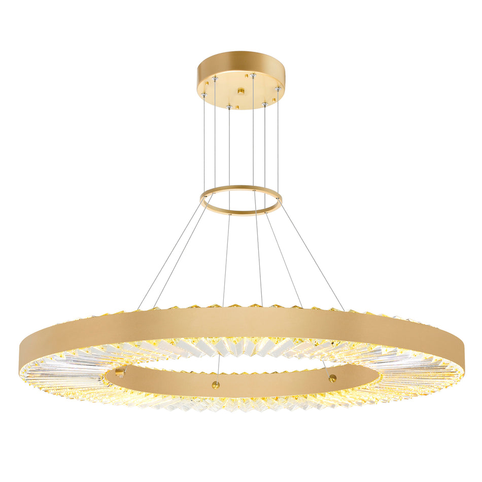 Bjoux LED Chandelier With Sun Gold Finish
