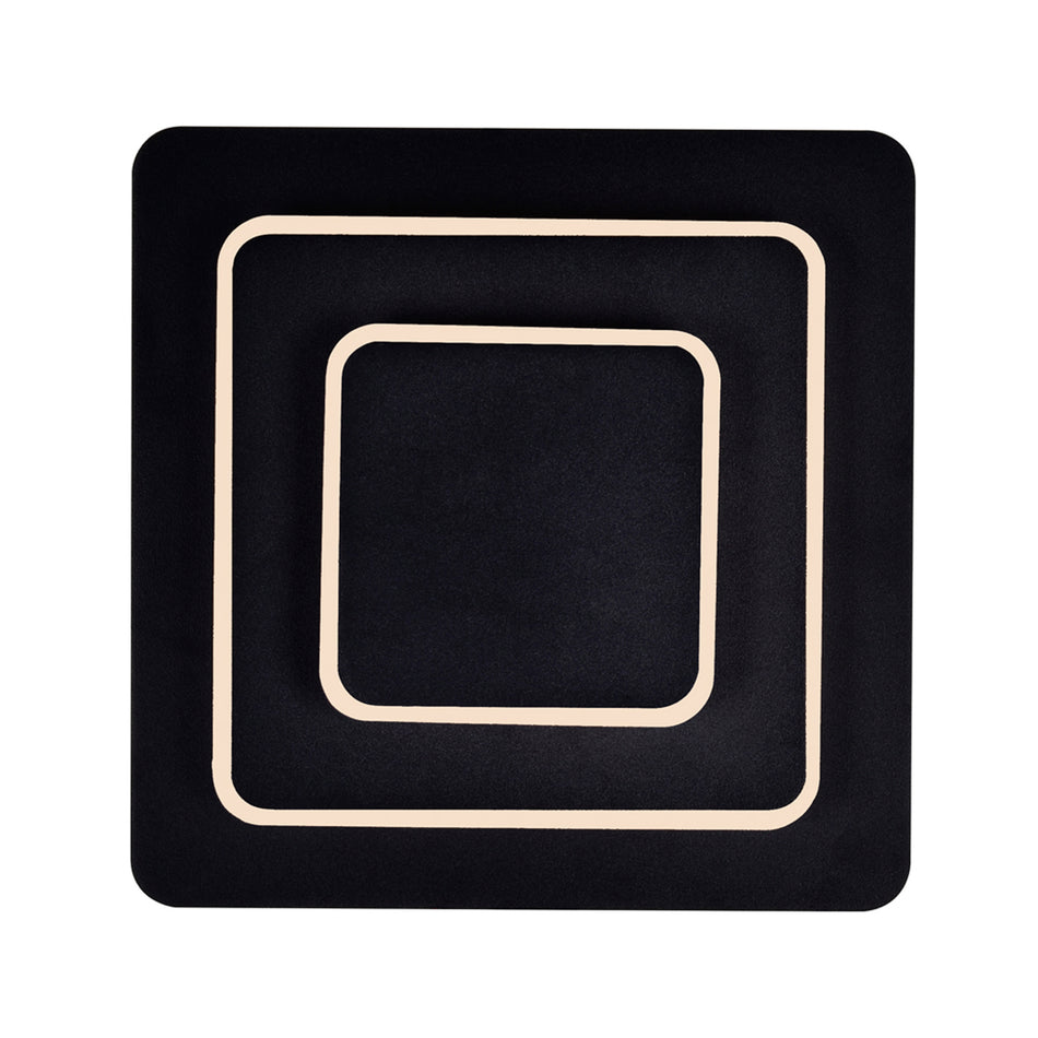 Private I Integrated LED Square Matte Black Wall Sconce