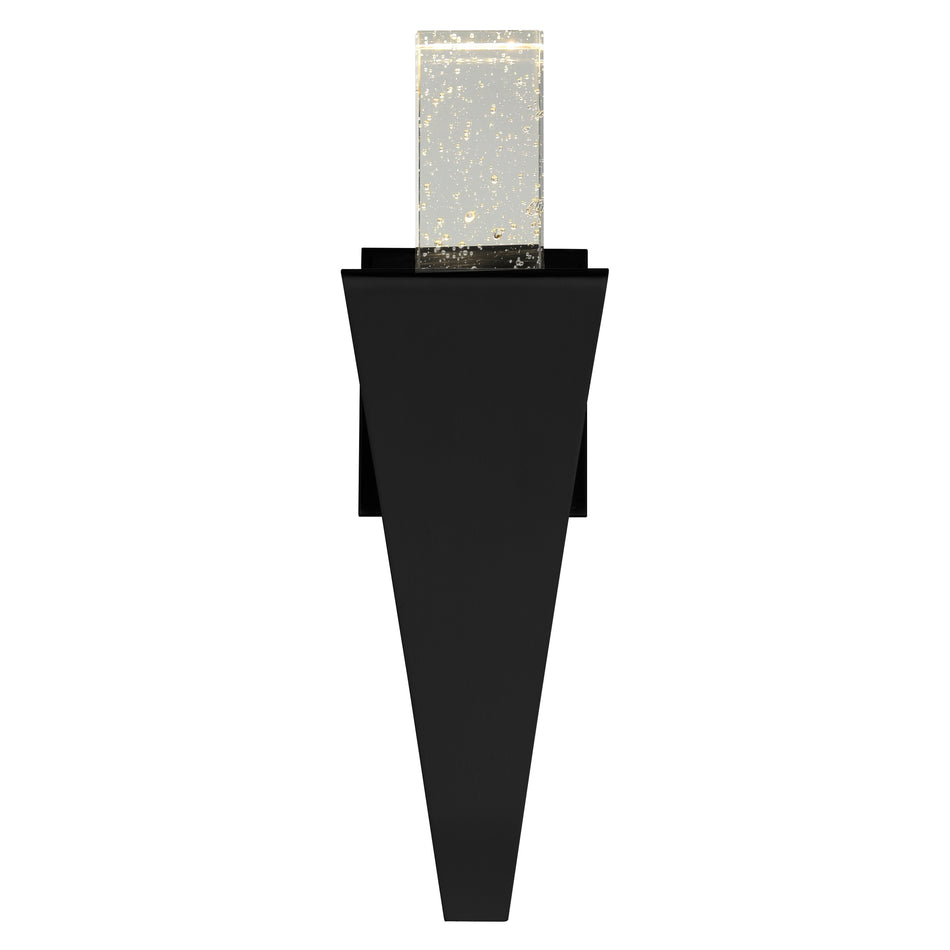 Catania Integrated LED 5in Black Wall Light by CWI
