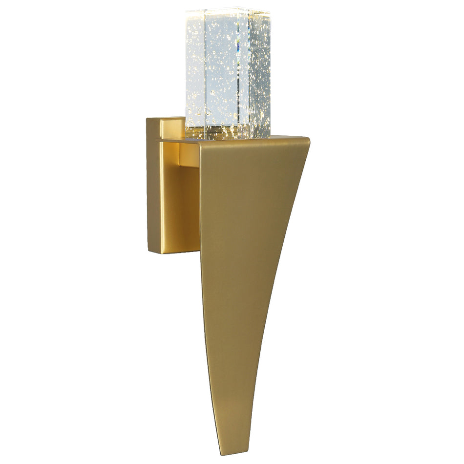 Catania Integrated LED 5in Satin Gold Wall Light