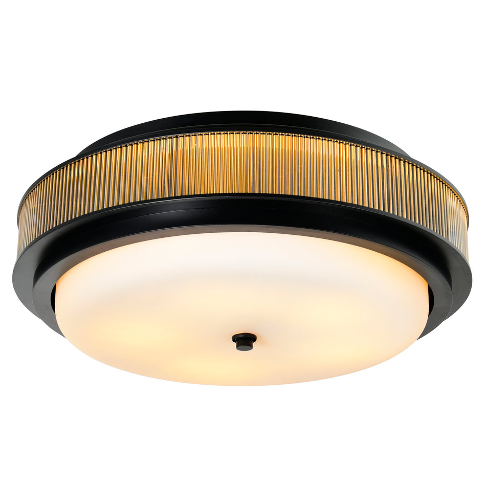 Valdivia 5 Light 22in Black Flush Mount by CWI