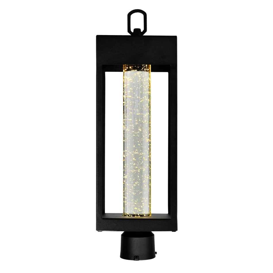 Rochester Integrated LED Black Outdoor Lantern Head by CWI