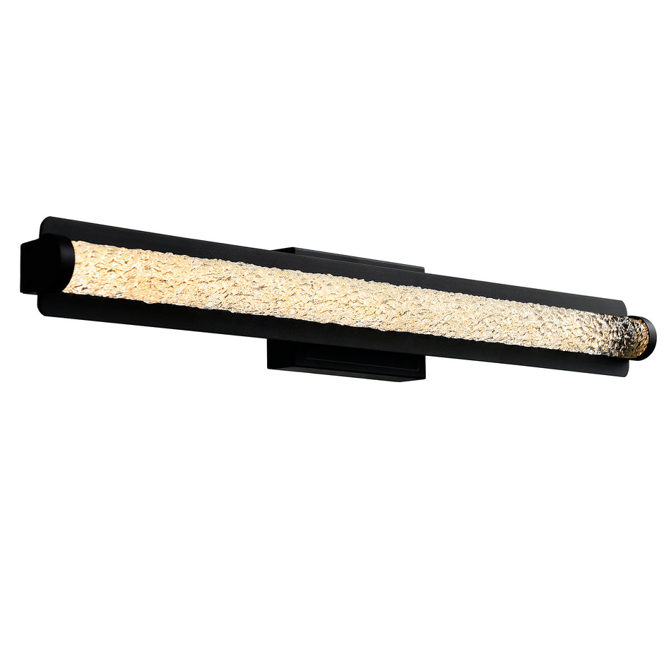 Fiji Integrated LED 24in Black Outdoor Wall Light by CWI