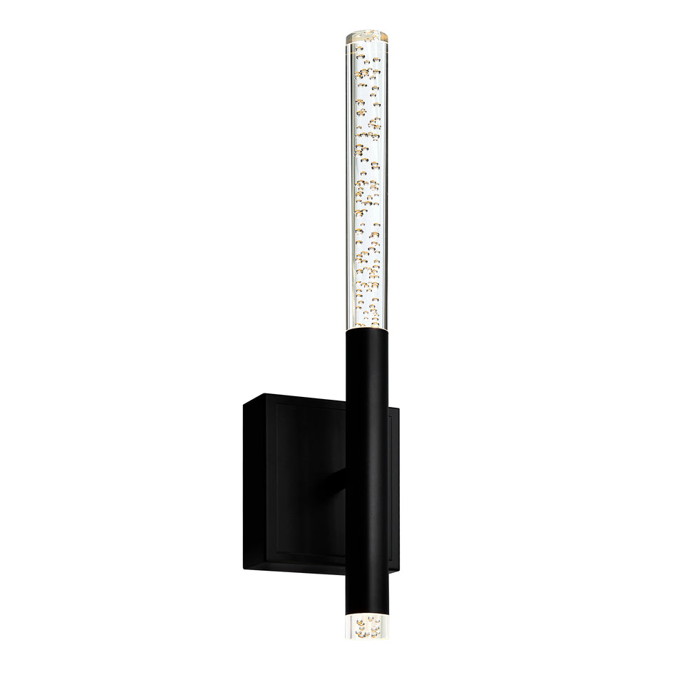 Dragonswatch Integrated LED 5in Black Wall Light