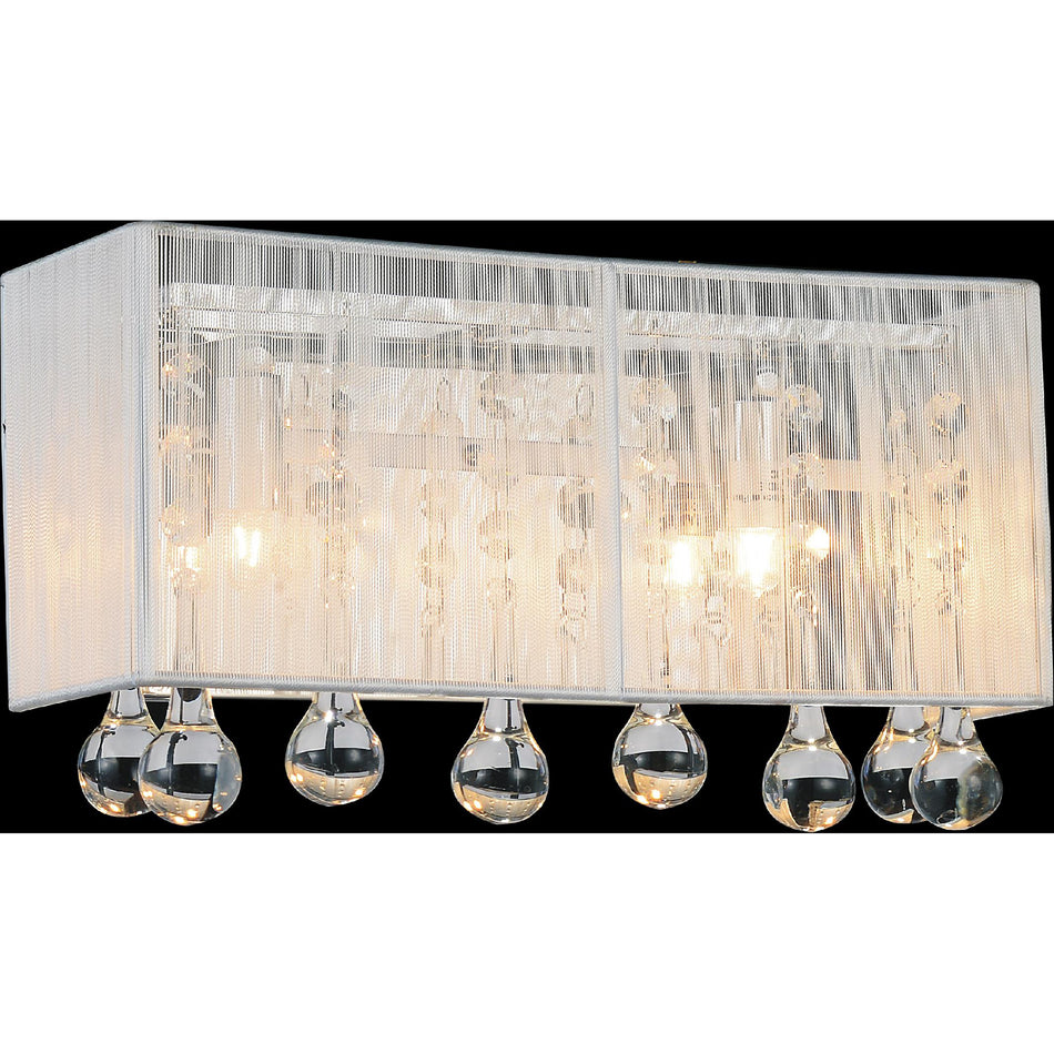 Water Drop 3 Light Vanity Light With Chrome Finish by CWI