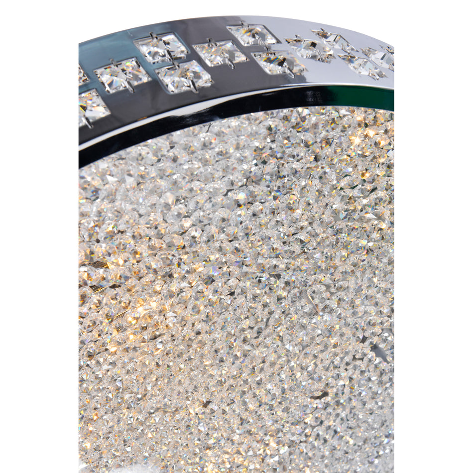 Cinderella 10 Light Down Chandelier With Chrome Finish by CWI