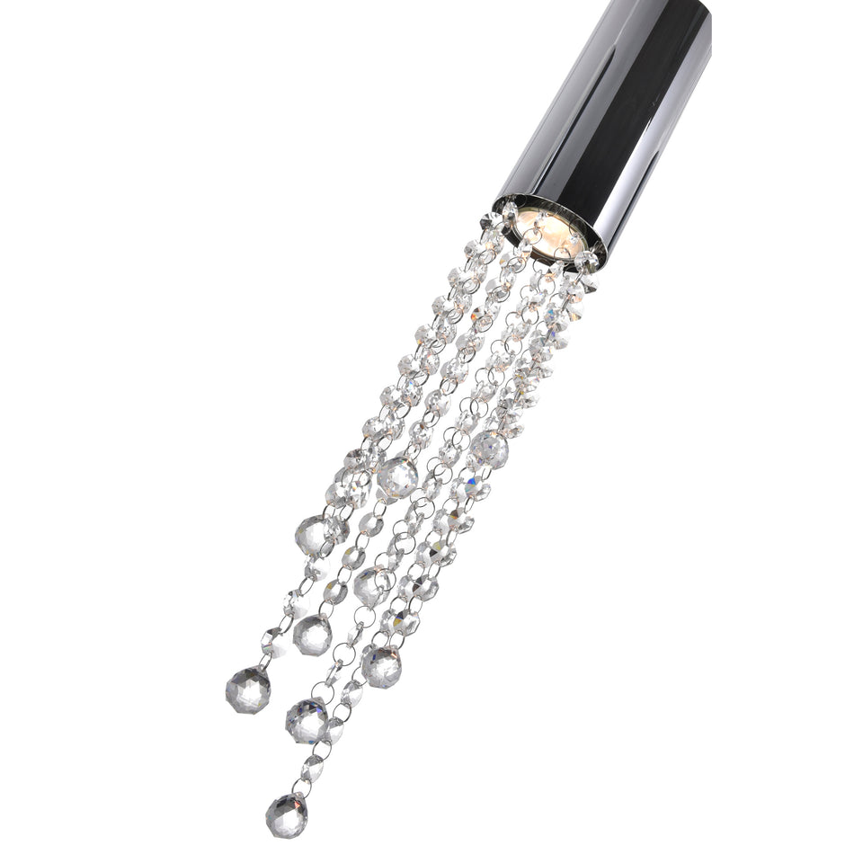Extended 3 Light Multi Light Pendant With Chrome Finish by CWI