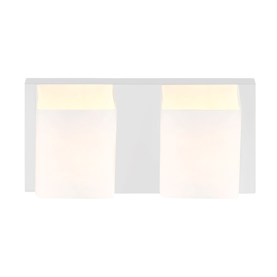 Cristini 2 Light Satin Nickel Vanity Light by CWI
