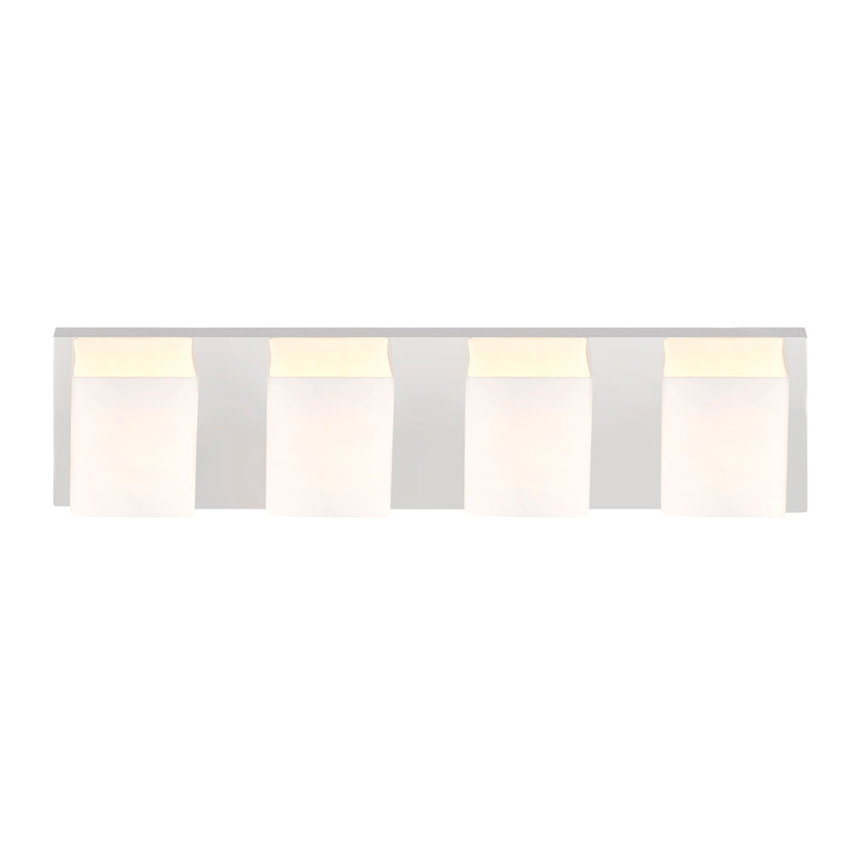 Cristini 4 Light Satin Nickel Bathroom Sconce by CWI