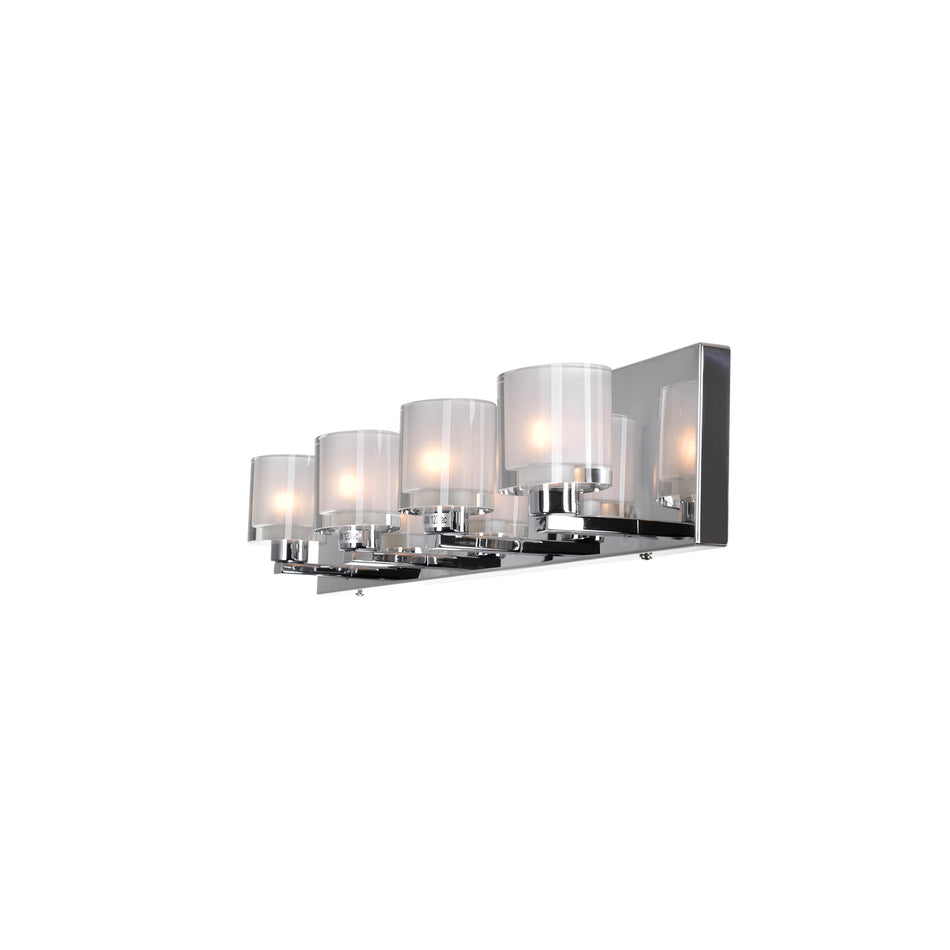 Tina 4 Light Chrome Wall Sconce by CWI