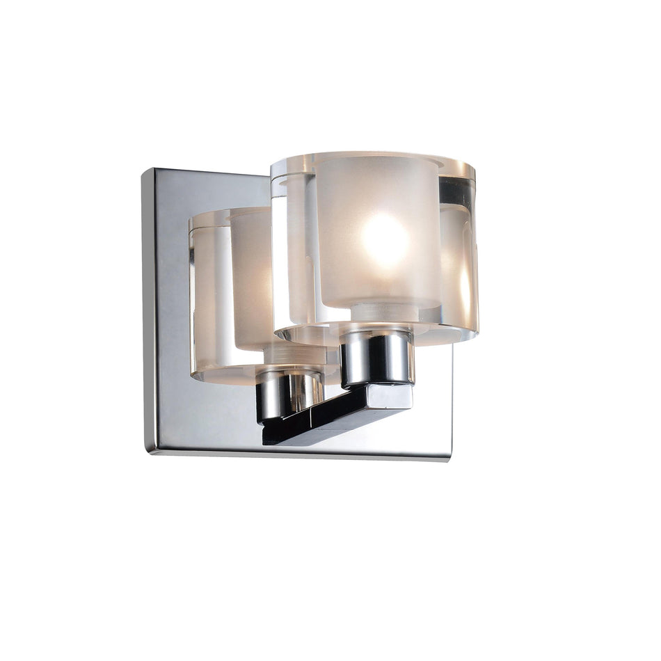 Tina 1 Light Chrome Wall Sconce