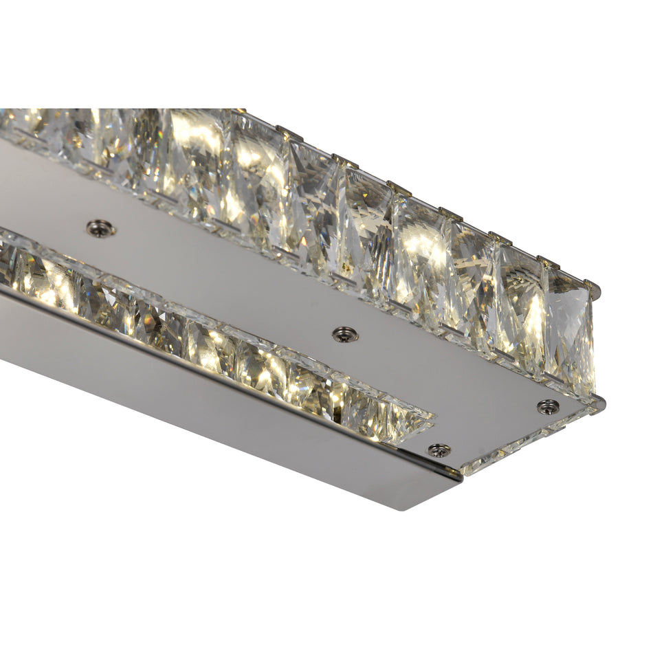 Milan Integrated LED 24in Chrome Vanity Light by CWI