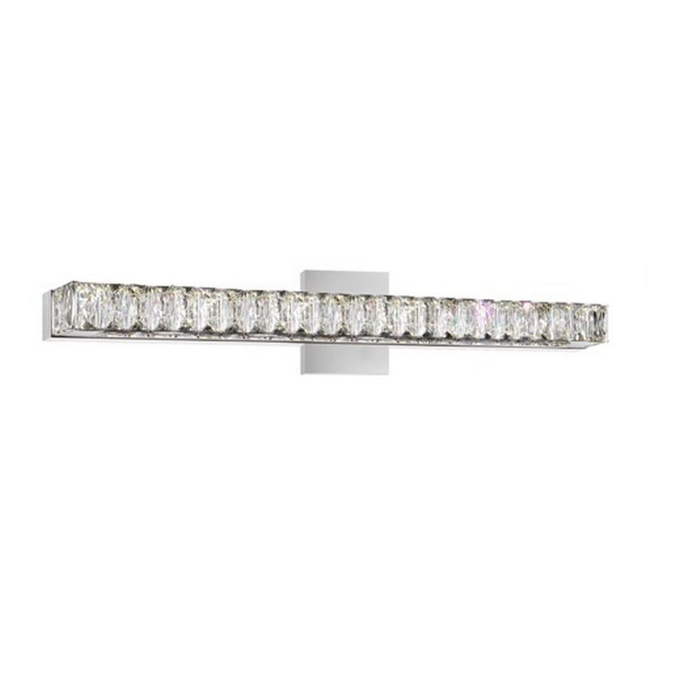 Milan Integrated LED 24in Chrome Vanity Light