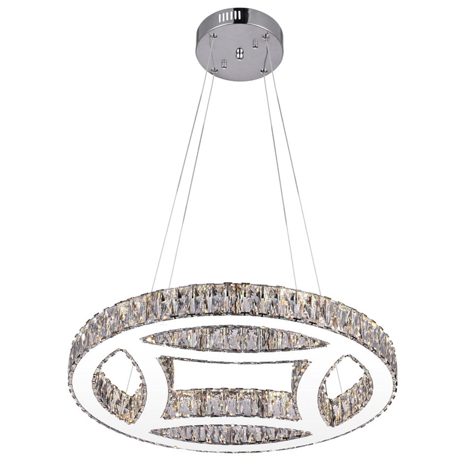 Beyond LED Chandelier With Chrome Finish by CWI