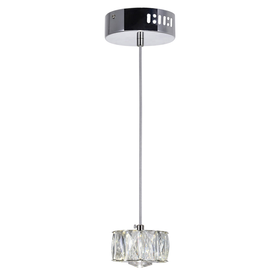 Milan LED Mini Pendant With Chrome Finish by CWI