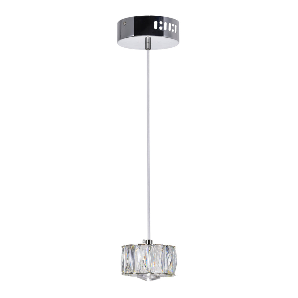 Milan LED Mini Pendant With Chrome Finish