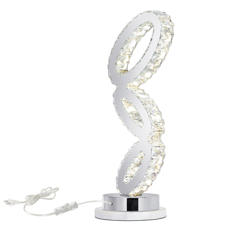 Balanced Integrated LED Chrome Table Lamp
