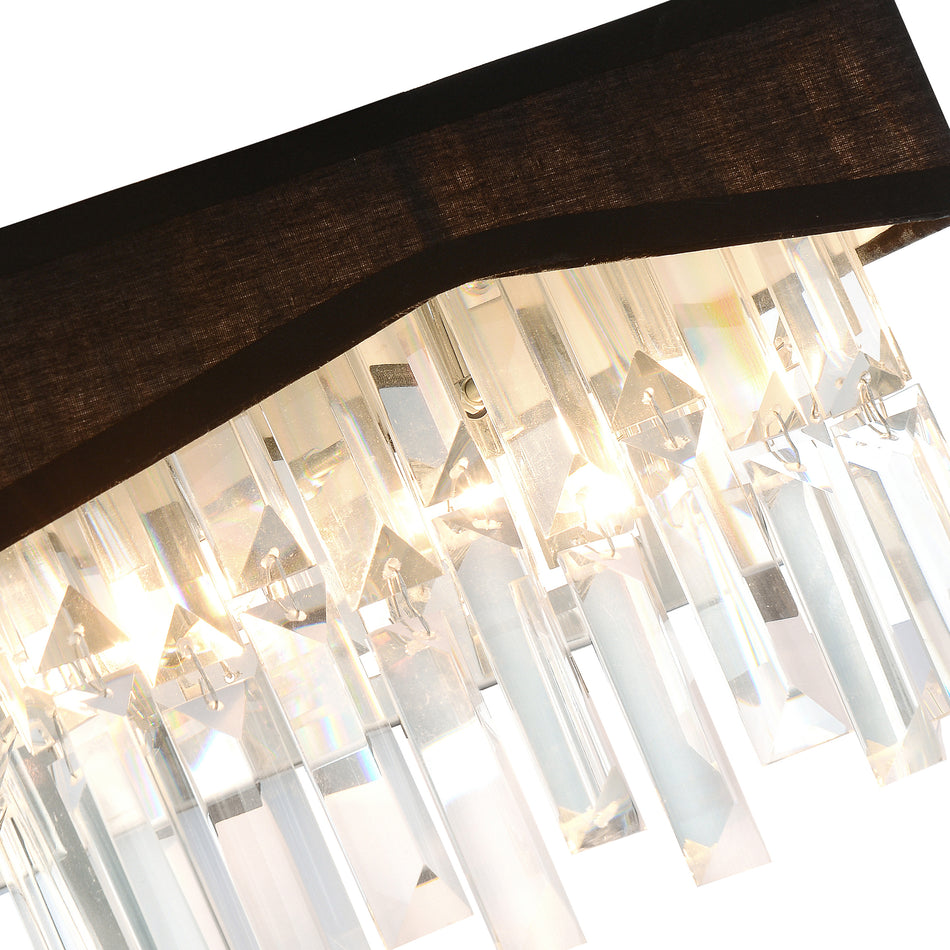 Havely 2 Light Wall Sconce With Chrome Finish by CWI