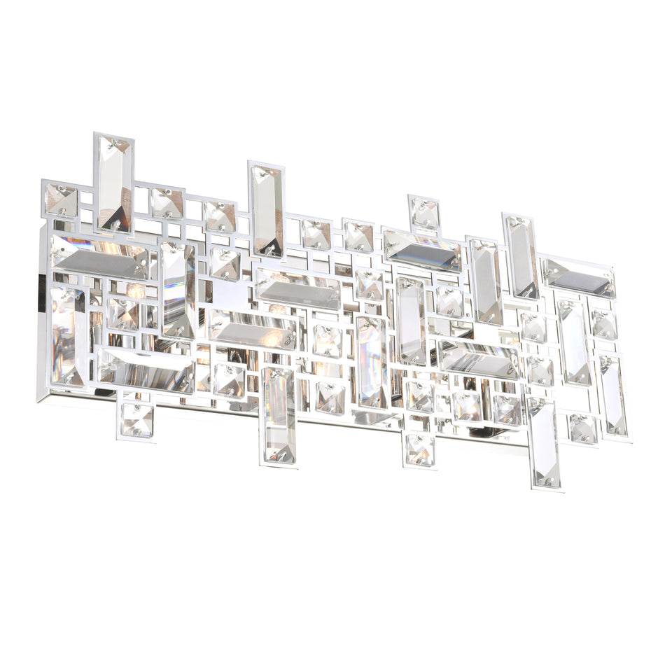 Arley 4 Light Chrome Vanity Light by CWI