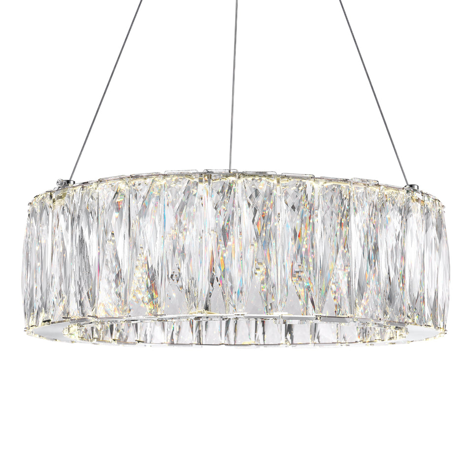 Juno LED Chandelier With Chrome Finish by CWI