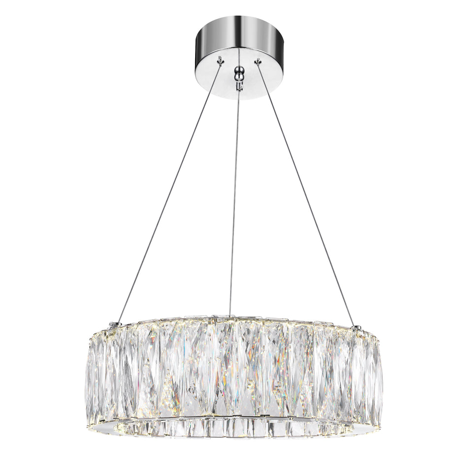 Juno LED Chandelier With Chrome Finish