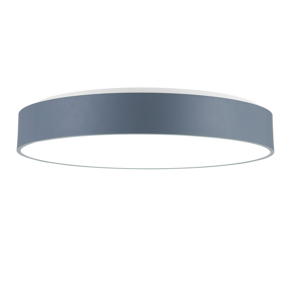 Arenal Integrated LED 24in Gray Flush Mount by CWI