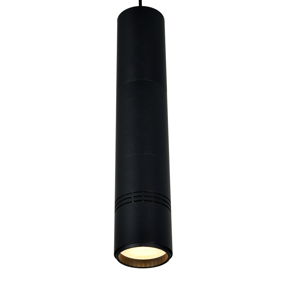 Stowe LED Black Mini Pendant by CWI