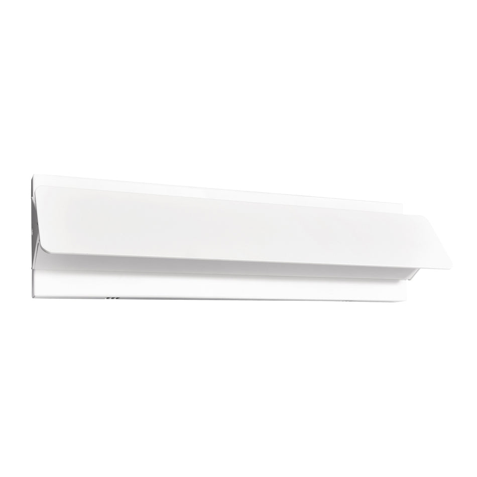 Lilliana Integrated LED 18in Adjustable White Wall Sconce by CWI