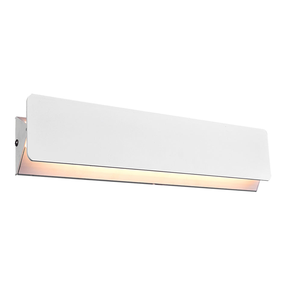 Lilliana Integrated LED 18in Adjustable White Wall Sconce