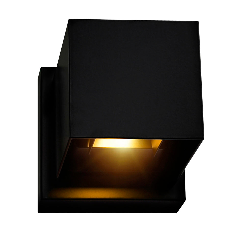 Lilliana Integrated LED Square Black Wall Sconce