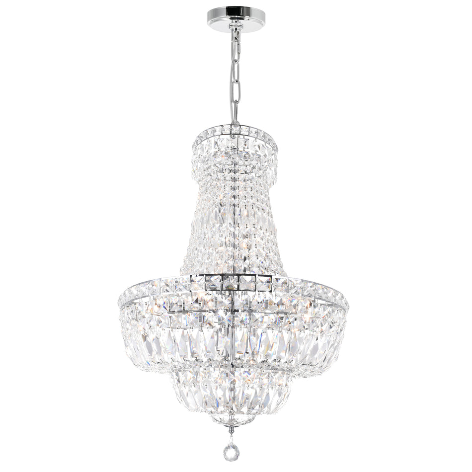 Stefania 17 Light Chrome Chandelier