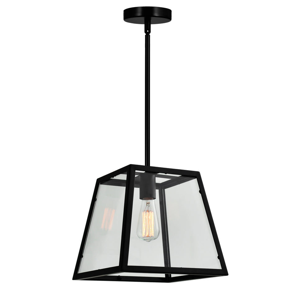 Alyson 1 Light Black Mini Pendant
