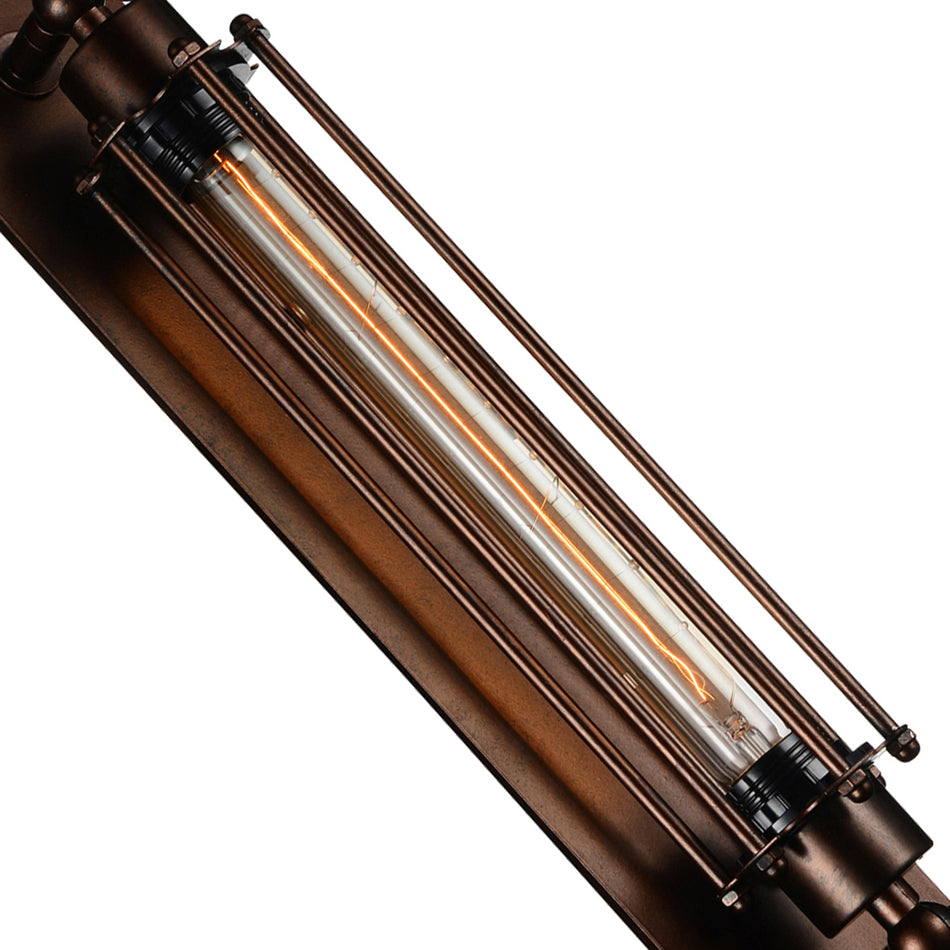 Kiera 1 Light 4in Chocolate Wall Sconce by CWI