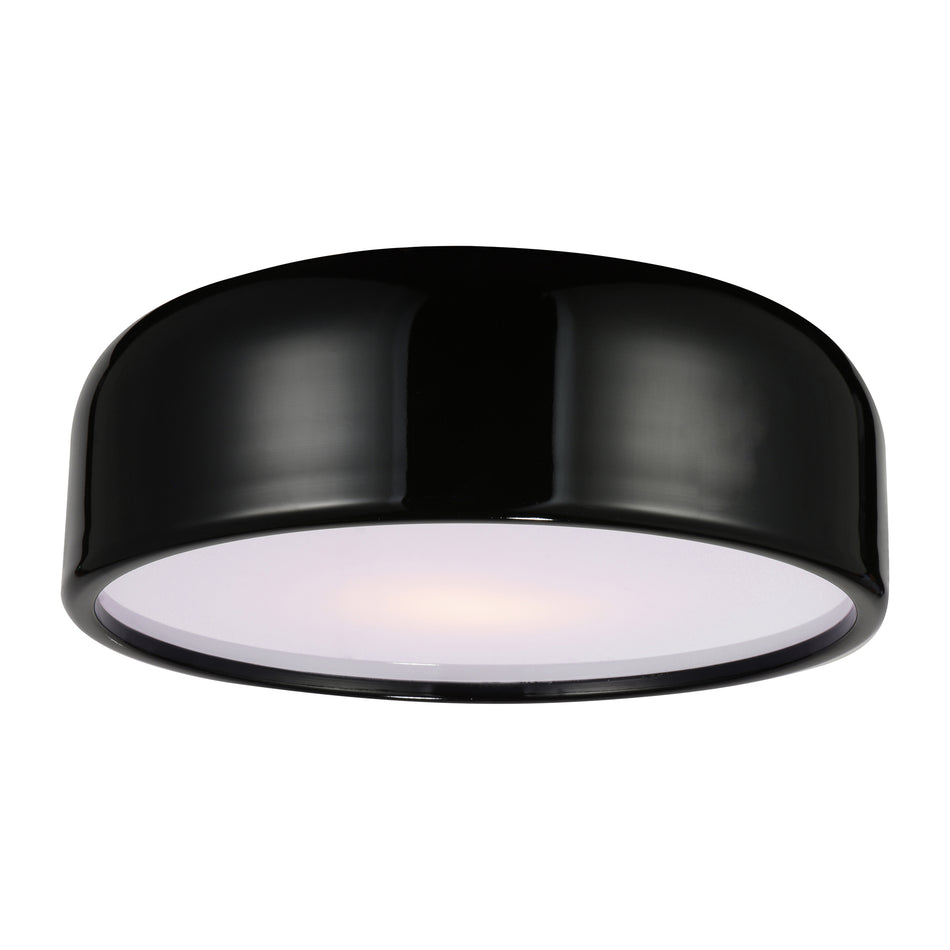 Campton 3 Light 19in Drum Shade Flush Mount