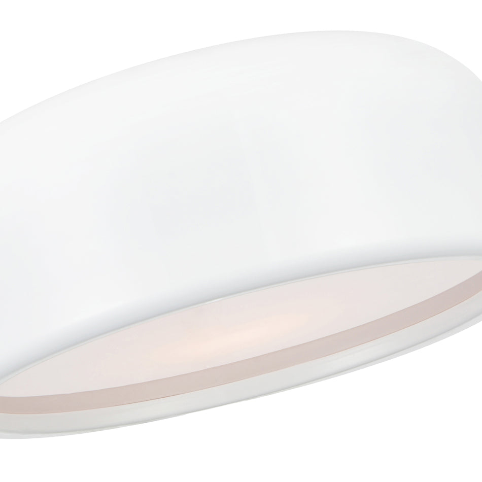 Campton 3 Light 19in Drum Shade Flush Mount by CWI