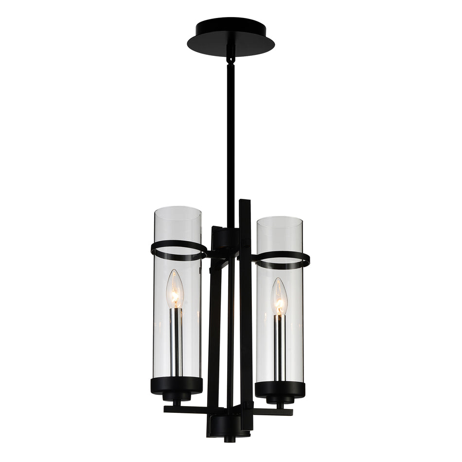 Sierra 2 Light 6in Black Mini Pendant