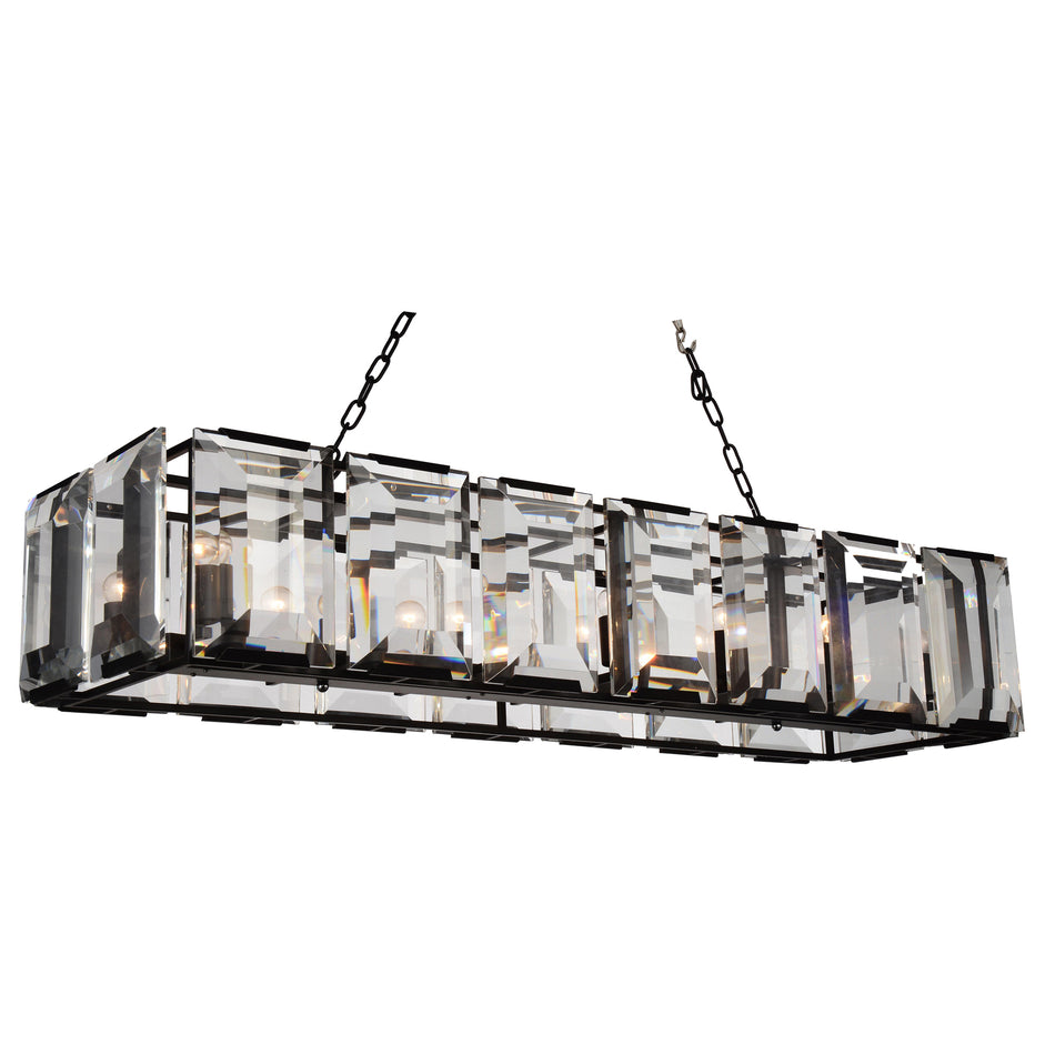 Jacquet 14 Light Chandelier With Black Finish