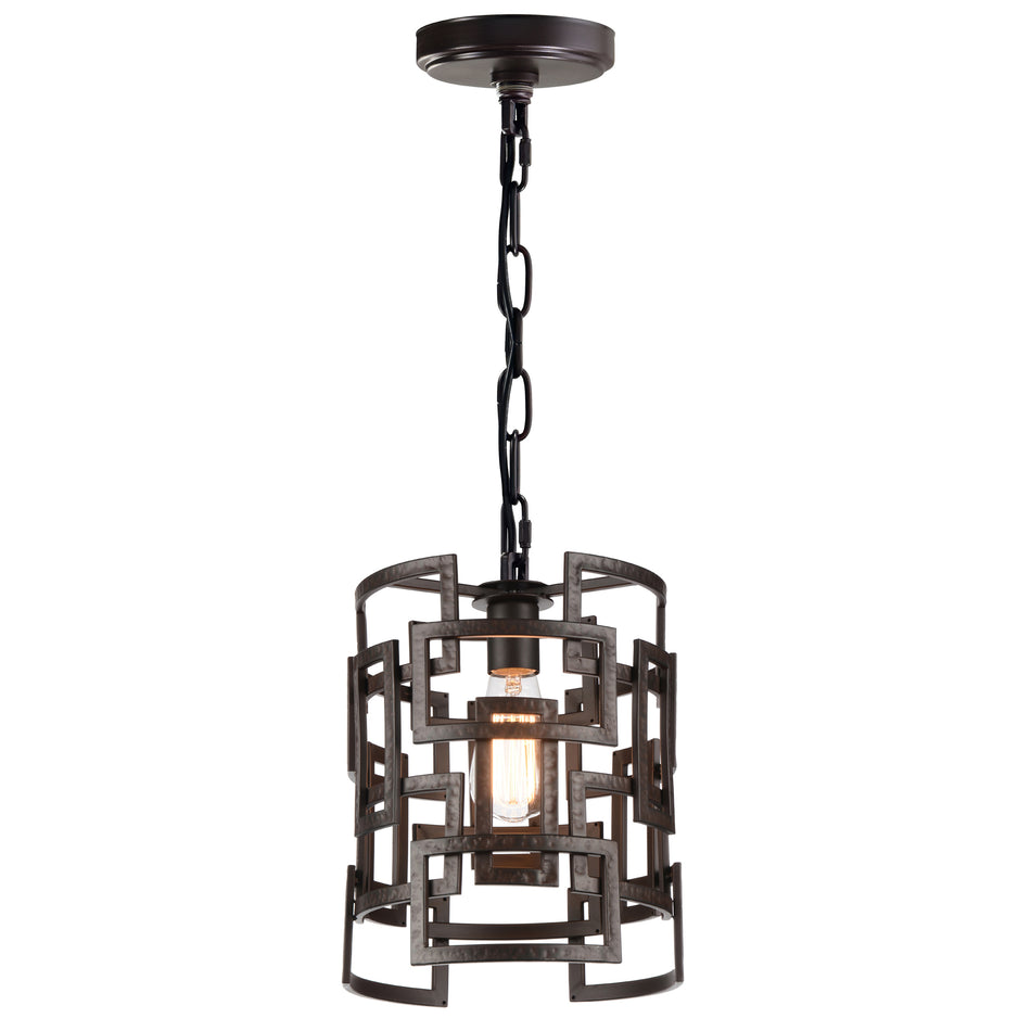 Litani 1 Light Down Chandelier With Brown Finish