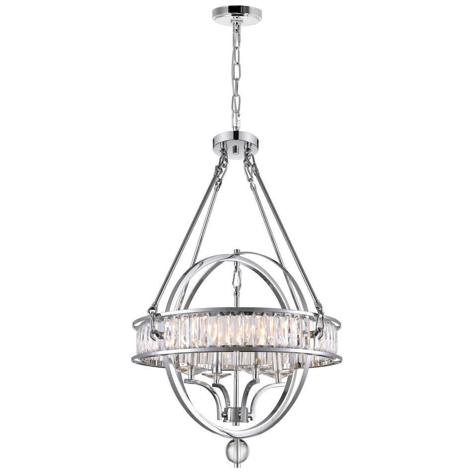 Arkansas 4 Light Chrome Chandelier