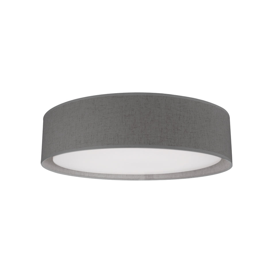 Dalton 16-in Gray LED Flush Mount
