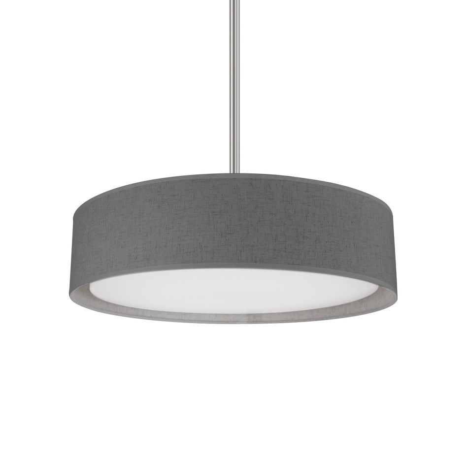 Dalton 16-in Gray LED Pendant