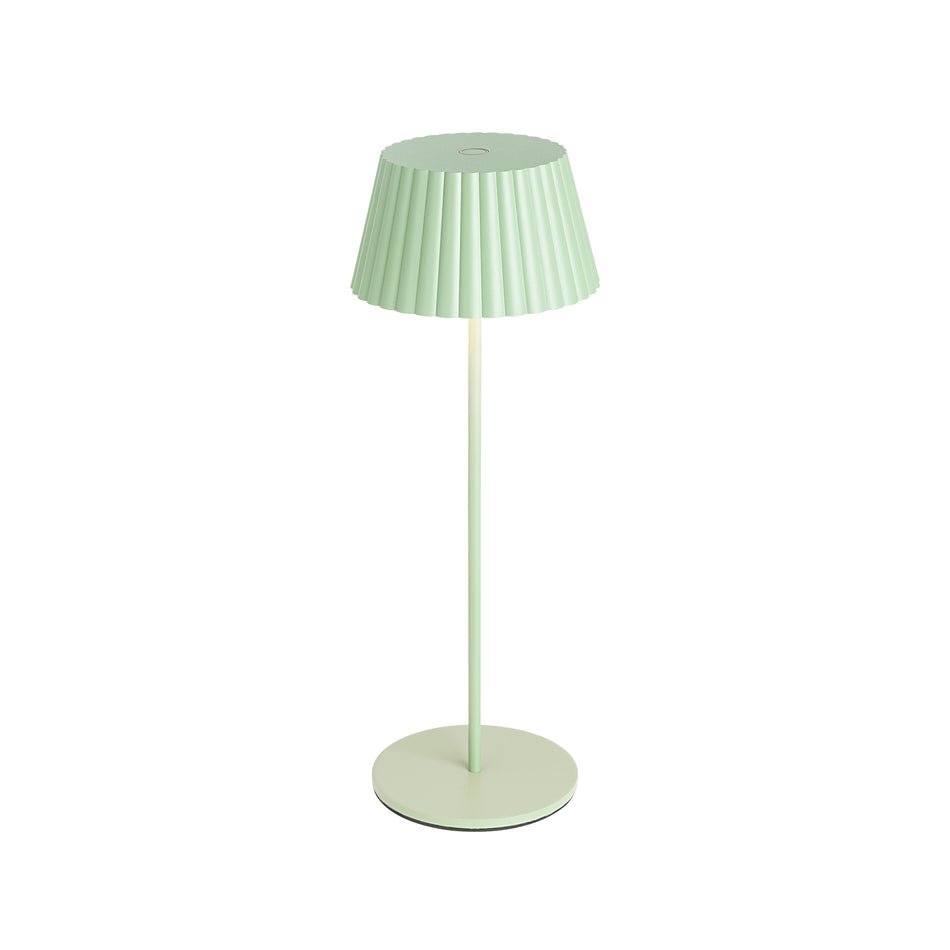 Dario 5-in Sage Green LED Table Lamp by KUZCO
