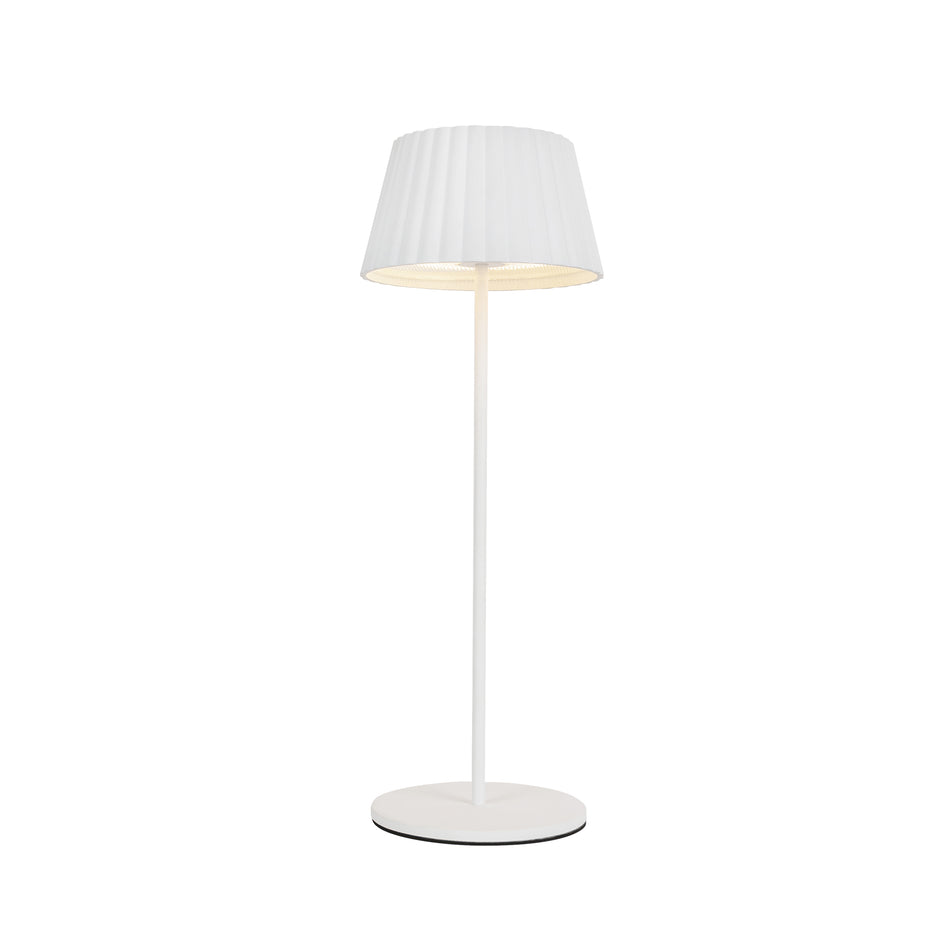 Dario 5-in White LED Table Lamp