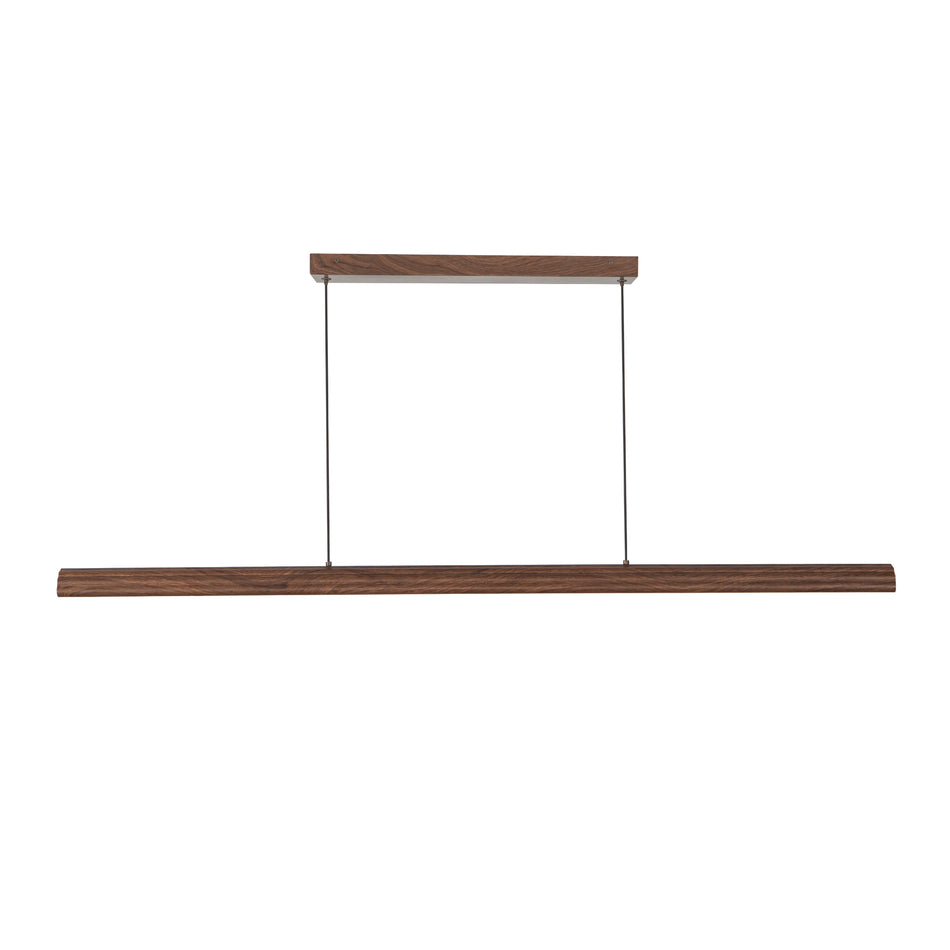 Dottie 4-ft Brown dimmable LED Linear Pendant
