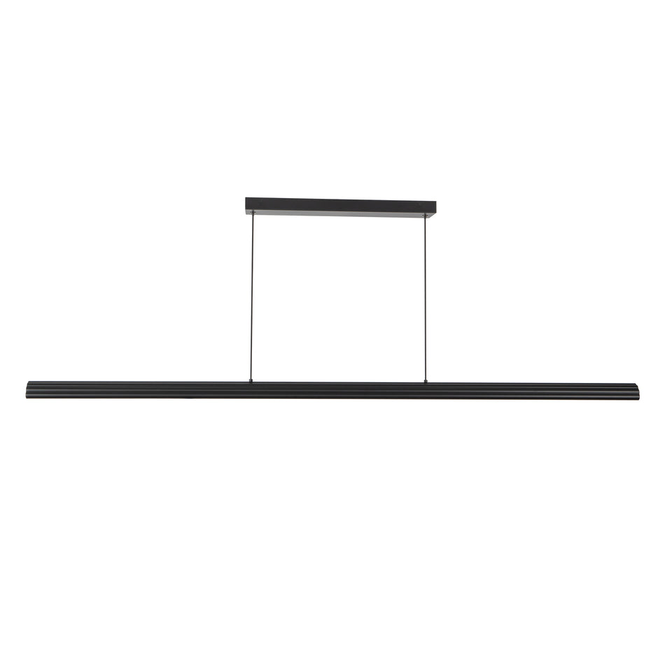 Dottie 5-ft Black dimmable LED Linear Pendant