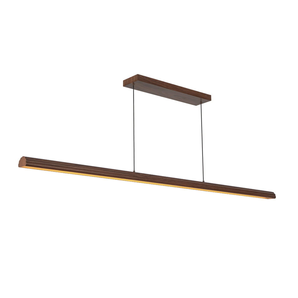 Dottie 5-ft Brown dimmable LED Linear Pendant