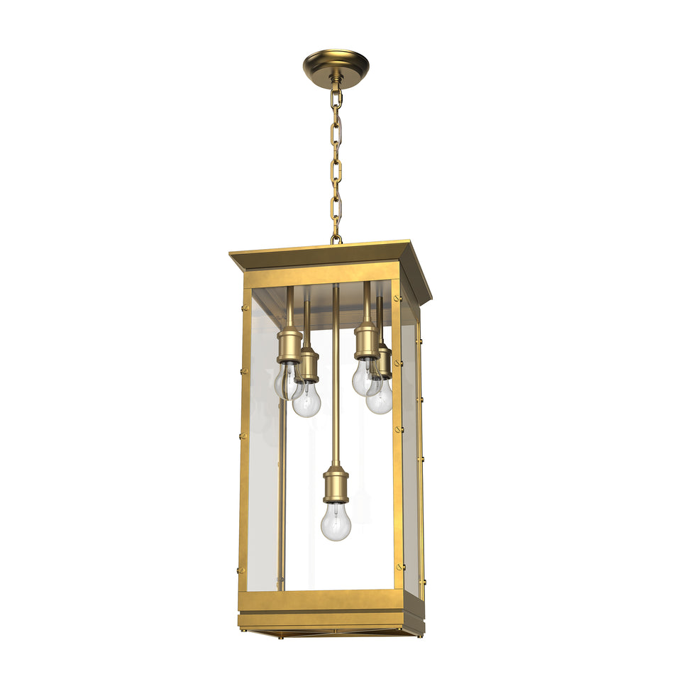 Douglas Vintage Brass 5 Lights Pendant by ALORA