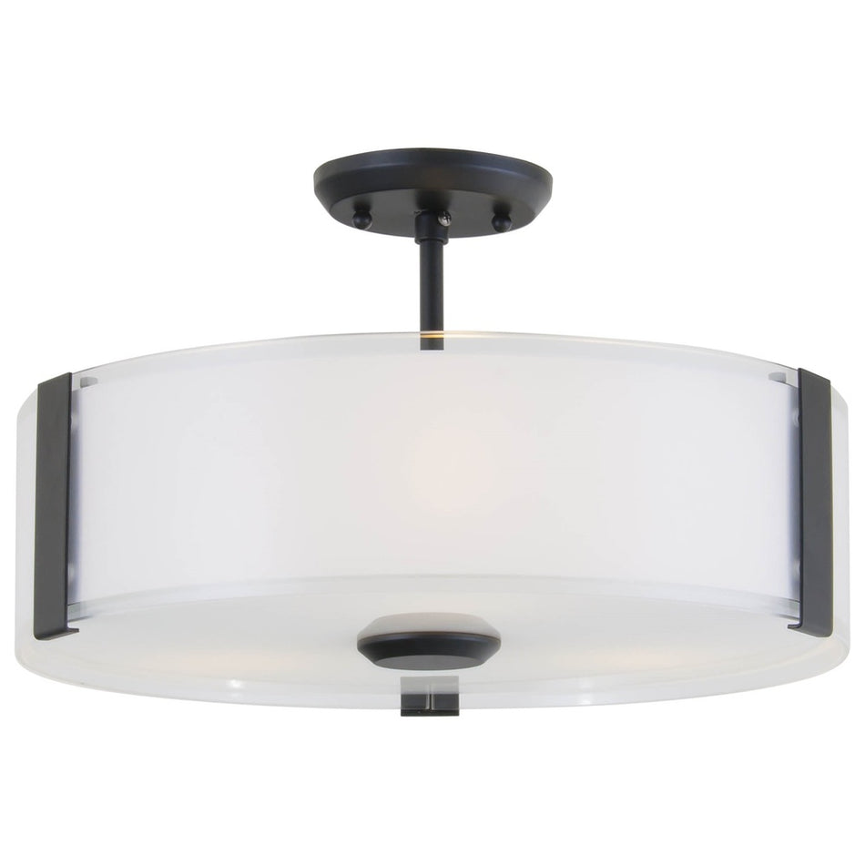 Zurich 3 Light Semi-Flush Mount